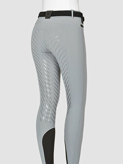 EQUILINE full grip dames rijbroek, cool grey