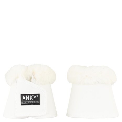 ANKY Sheepskin Bell Boots, Egret