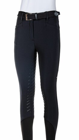 EQUILINE Wadellef High Waist Rijbroek, Zwart