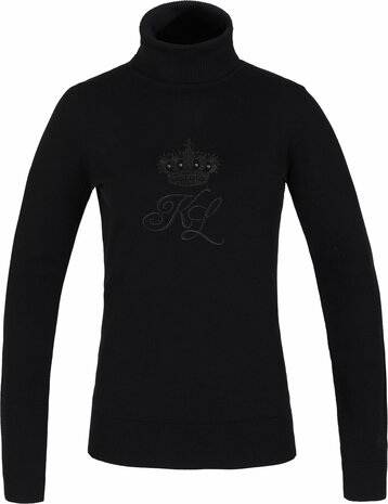 KINGSLAND Raylee Ladies Knitted Rolneck, Black