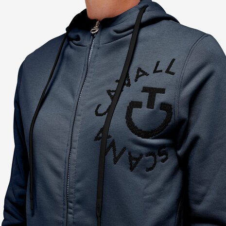 CAVALLERIA TOSCANA Zip Hoodie Navy