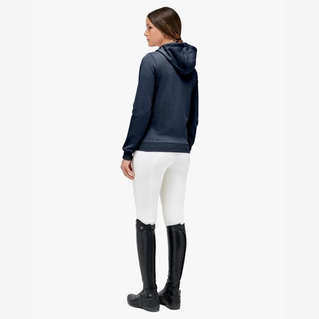 CAVALLERIA TOSCANA Zip Hoodie Navy