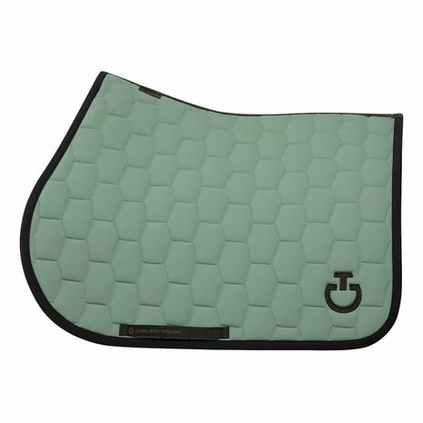 CAVALLERIA TOSCANA Geometric Quilted Jumping Saddle Pad