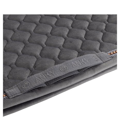 ANKY pad Velvet Stones dressuur, Steel Grey