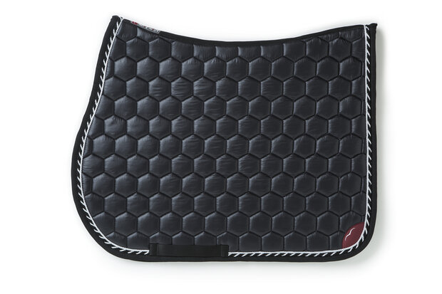 ANIMO WEBBER DRESS 23T SADDLE PAD JUMPING, zwart