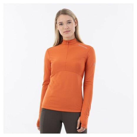 BR Zip Up Pullover Dewi, Mecca Orange