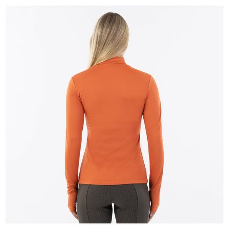 BR Zip Up Pullover Dewi, Mecca Orange