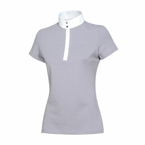 EQUILINE competition polo ELIZZYE longsleeve, dapple grey